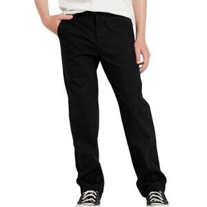 Old Navy Uniform Straight Leg Pants for Boys Black Size 14 Regular